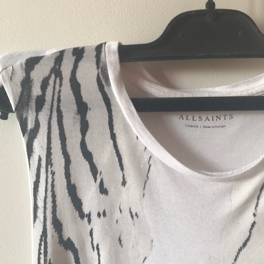 White All Saints tank top - Picture 2 of 3